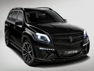 Картинка автомобили mercedes-benz gl design larte crystal black темный 2014г x166