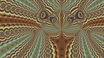 Картинка 3д+графика фракталы+ fractal цвета фон узор