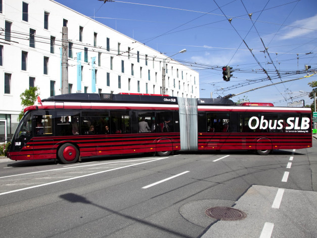 Обои картинки фото техника, троллейбусы, тролейбус, улица, дома