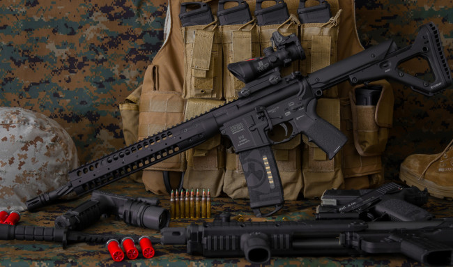 Обои картинки фото оружие, автоматы, карабин, винтовка, штурмовая, lwrc, m6