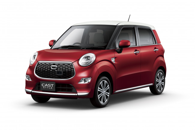 Обои картинки фото автомобили, daihatsu, красный, 2015г, style, cast