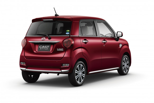 Обои картинки фото автомобили, daihatsu, style, cast, красный, 2015г