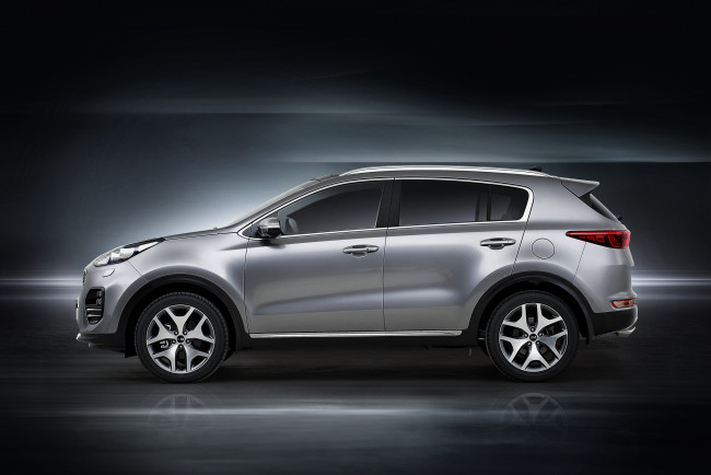 Обои картинки фото автомобили, kia, 2015г, ql, gt, line, sportage