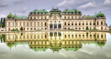 Картинка belvedere+palace города вена+ австрия дворец