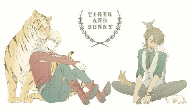 Обои картинки фото аниме, tiger and bunny, котецу, барнаби