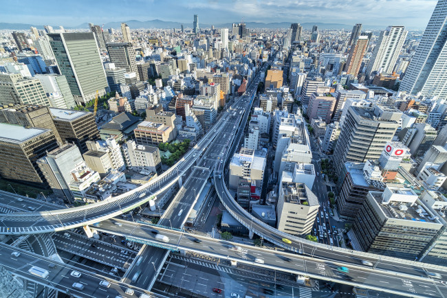 Обои картинки фото orix honmachi building,  osaka,  japan, города, осака , Япония, простор