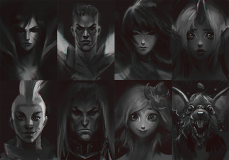 Картинка видео+игры league+of+legends персонажи портреты