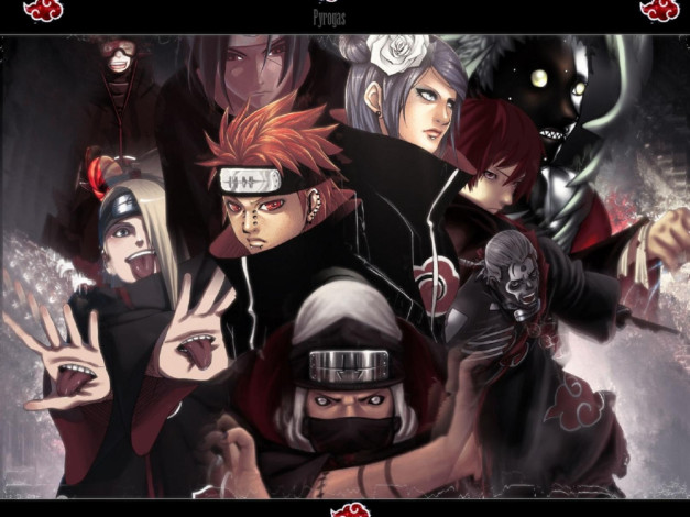 Обои картинки фото аниме, naruto, akatsuki, shinobi, itachi, uchiha