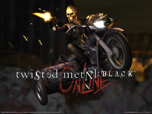 Обои картинки фото twisted, metal, black, online, видео, игры