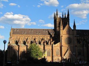 Картинка города католические соборы костелы аббатства sydney австралия