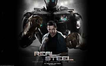 обоя кино, фильмы, real, steel, робот, актёр