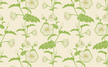 Картинка векторная+графика цветы+ flowers vector flower wallpapers background pattern elegant seamless textile