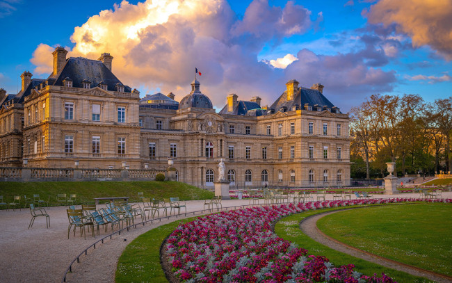 Обои картинки фото palais du luxembourg, города, париж , франция, palais, du, luxembourg
