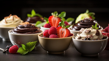 Картинка еда мороженое +десерты лакомство десерты ягоды