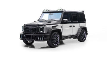 Картинка auto+-+car автомобили mercedes-benz amg mansory g63 limited edition tuning car 4x4 germany black and silver grand entree