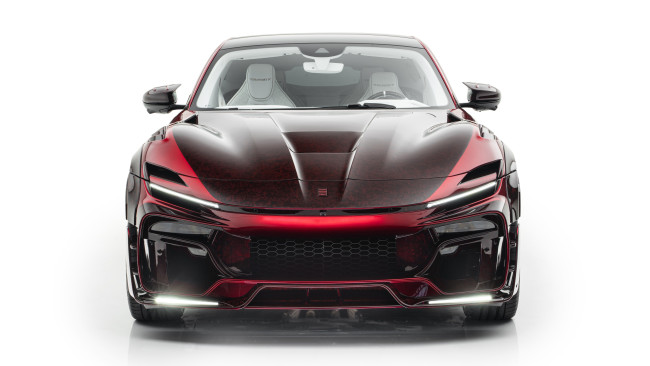 Обои картинки фото auto - car, автомобили, ferrari, mansory, limited, edition, tuning, car, purosangue, 2024, italy, pugnator, red, and, black