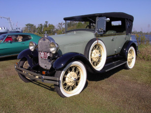 Картинка 1929 ford cabriolet classic автомобили классика