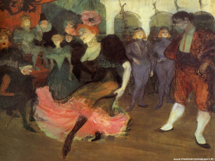 Картинка marcelle lender dancing the bolero in chilp& 233 ric рисованные henri de toulouse lautrec