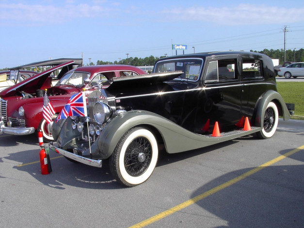 Обои картинки фото 1936, rolls, royce, classic, автомобили, классика