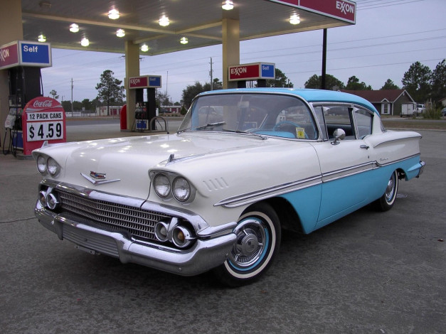 Обои картинки фото 1958, chevrolet, biscayne, classic, автомобили, выставки, уличные, фото