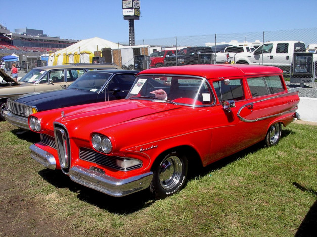 Обои картинки фото 1958, edsel, wagon, classic, автомобили