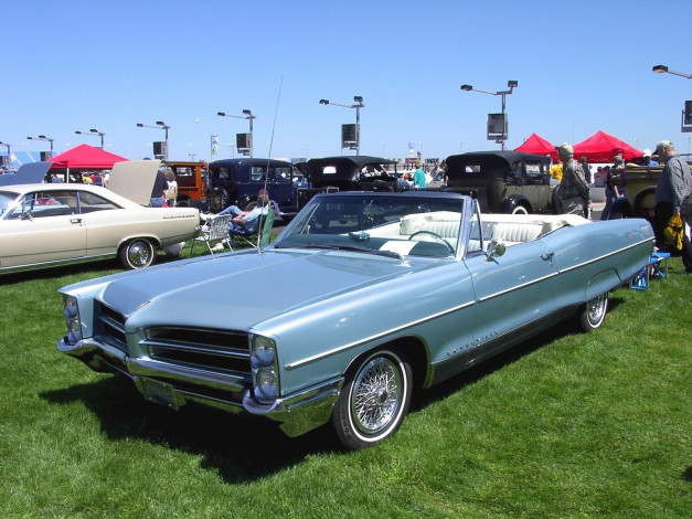 Обои картинки фото 1966, pontiac, convertible, classic, автомобили