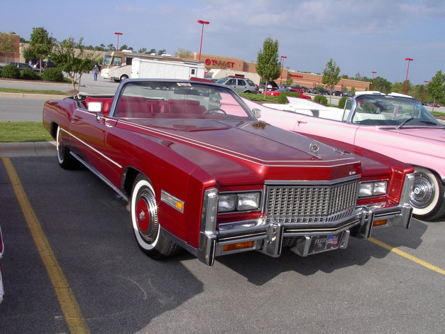 Обои картинки фото 1976, cadillac, eldorado, convertible, classic, автомобили