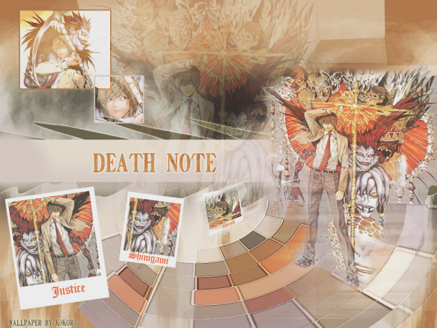 Обои картинки фото dn33, аниме, death, note