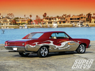 Картинка 1966 chevrolet chevelle автомобили