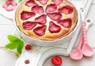 Картинка еда пироги ягоды dessert sweet berries strawberries сладкое food клубника десерт
