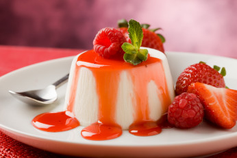Картинка еда мороженое десерты сладкое ягоды клубника десерт cream strawberries dessert