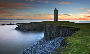 Картинка природа маяки маяк горизонт береговая линия океан