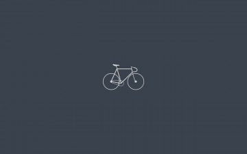 Картинка рисованные минимализм велосипед