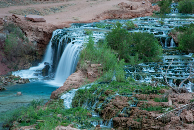 Обои картинки фото природа, водопады, поток, вода, аризона