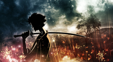 Картинка аниме samurai+champloo samurai mugen дерево мужчина меч