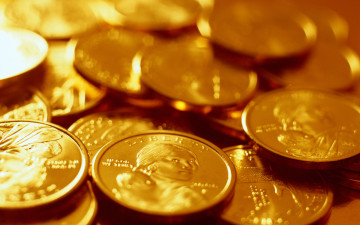 обоя разное, золото,  купюры,  монеты, монеты, деньги