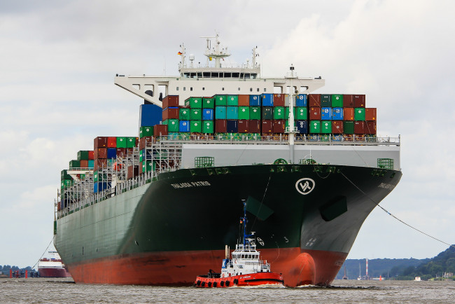 Обои картинки фото thalassa patris, корабли, грузовые суда, контейнеровоз