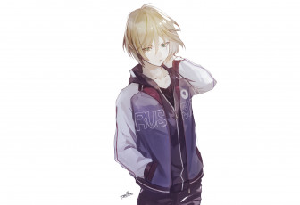 обоя аниме, yuri on ice, yuri, plisetsky