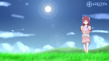 Картинка аниме shelter фон взгляд девушка