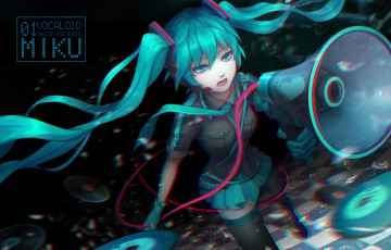 Картинка аниме vocaloid hatsune miku