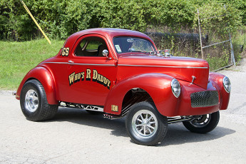 обоя 1941-willys-gasser, автомобили, hotrod, dragster, willys