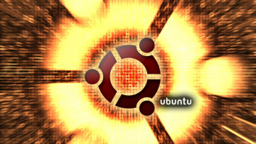 Картинка компьютеры ubuntu+linux фон логотип