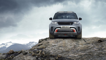 обоя land-rover discovery svx 2018, автомобили, land-rover, 2018, svx, discovery