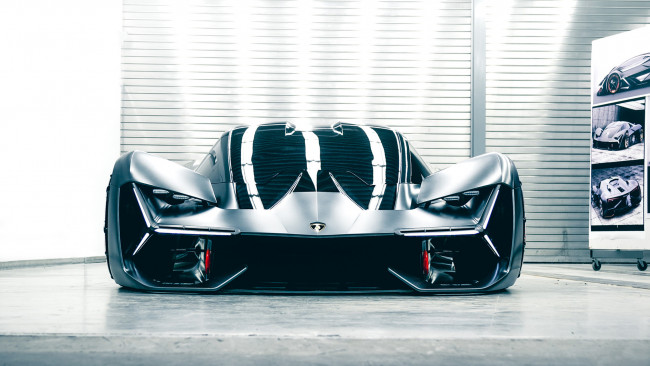 Обои картинки фото lamborghini terzo millennio concept 2017, автомобили, lamborghini, millennio, concept, 2017, terzo