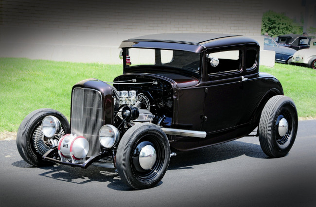 Обои картинки фото 1930-ford-coupe, автомобили, custom classic car, ford