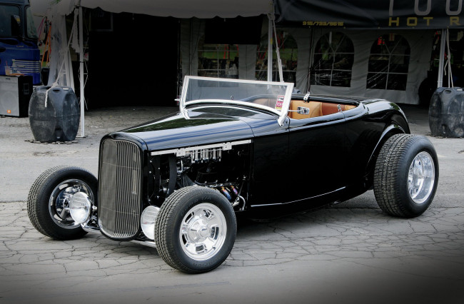 Обои картинки фото 1932-ford-roadster, автомобили, custom classic car, ford