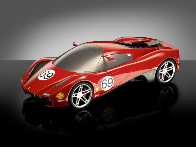 Обои картинки фото 2005, ferrari, design, competition, millechili, ied, torino, автомобили