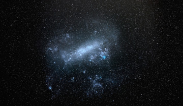 Картинка космос звезды созвездия большие магелановые облака ночь небо