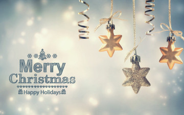обоя праздничные, снежинки и звёздочки, новый, год, рождество, decoration, christmas, merry, украшения