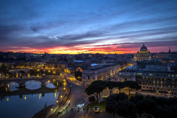 Картинка города рим +ватикан+ италия панорама
